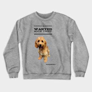 Cockapoo / Doodle Dog Sock Thief Crewneck Sweatshirt